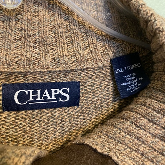 Chaps Button Sweater - Picture 2 of 3